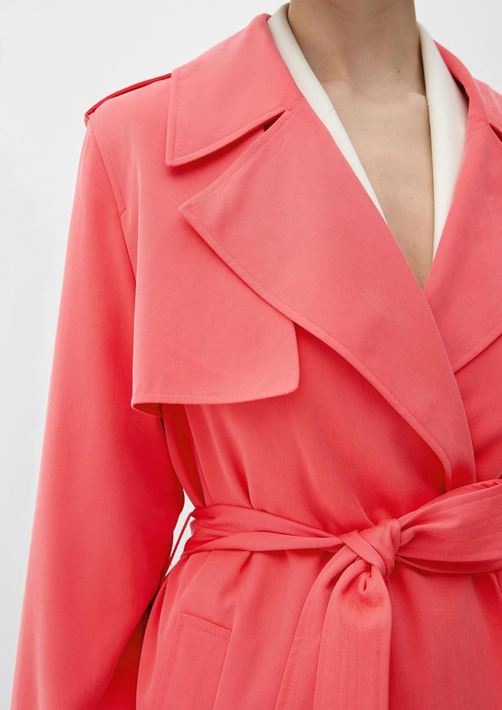 s.Oliver Trenchcoat aus Viskosemix 40 4515_pink, 40 4515_pink