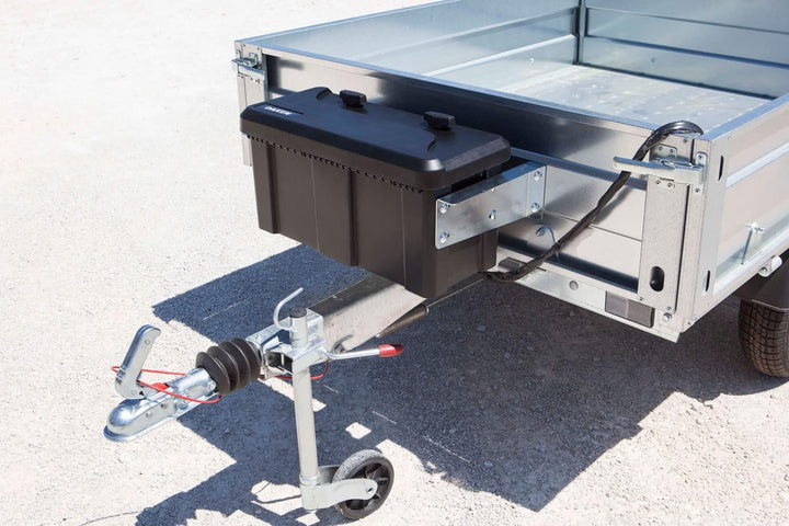 DAKEN BLACKIT 82202 Werkzeugkasten 23l Staukasten 550x250x295 mm für Anhänger und LKW Unterflurbox i