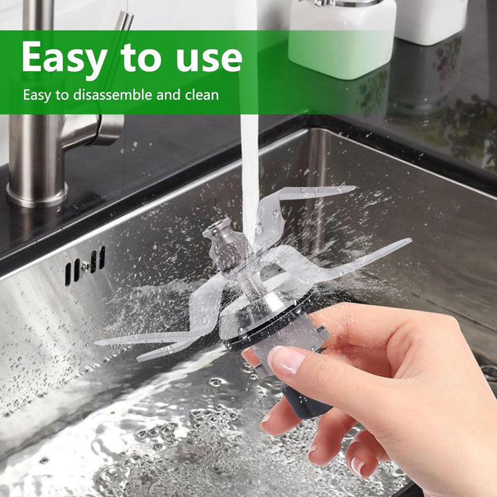 Edelstahl Ersatzmesser + Reinigungsbürste Für Silvercrest Monsieur Cuisine Connect und Monsieur Cuis