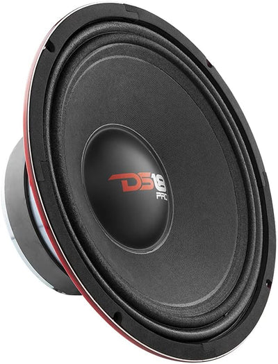 DS18 Car Midrange Speaker 10" Inch 600w Watt 8Ohm Bass Loudspeaker PRO-X10M Klassisch 8 Ohm 25,4 cm,