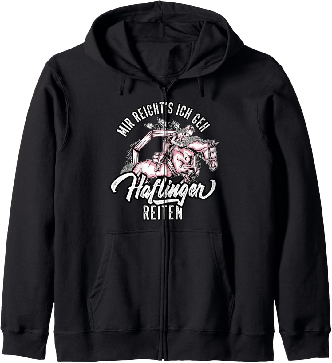 Schönes Haflinger Reiterin Geschenk - Haflinger Kapuzenjacke