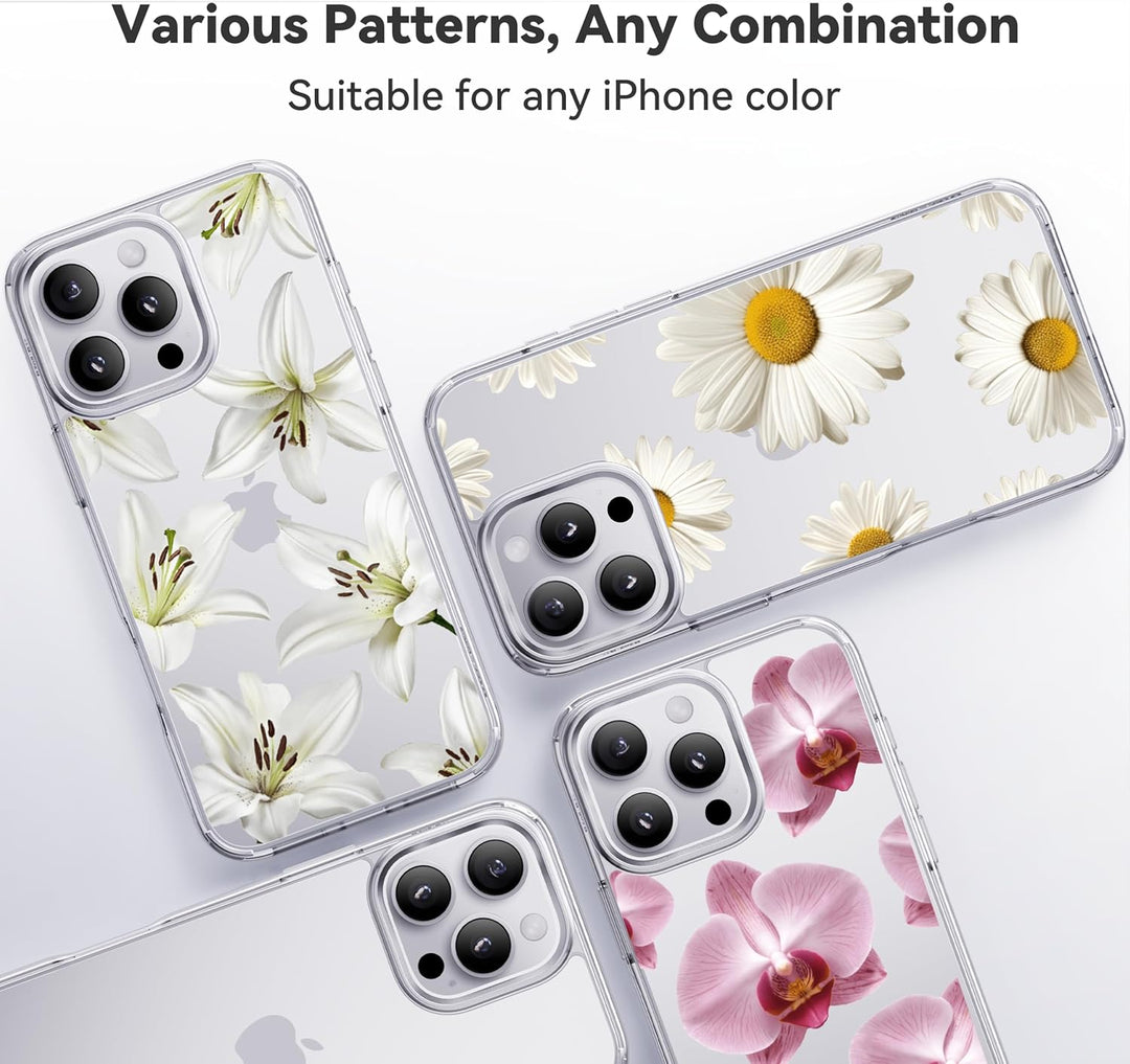 CASEKOO Crystal Clear für iPhone 16 Pro Max Hülle, [Nie Vergilbung] [Unzerstörbarer Militärschutz] S