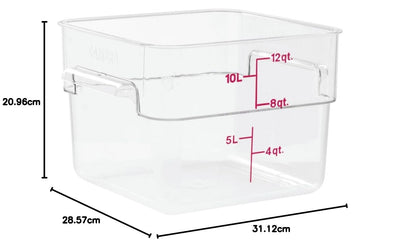 Voorraadbus z/d vierkant 11.40 Ltr Interhal 12SFSCW-135 Clear, 11.4 Ltr