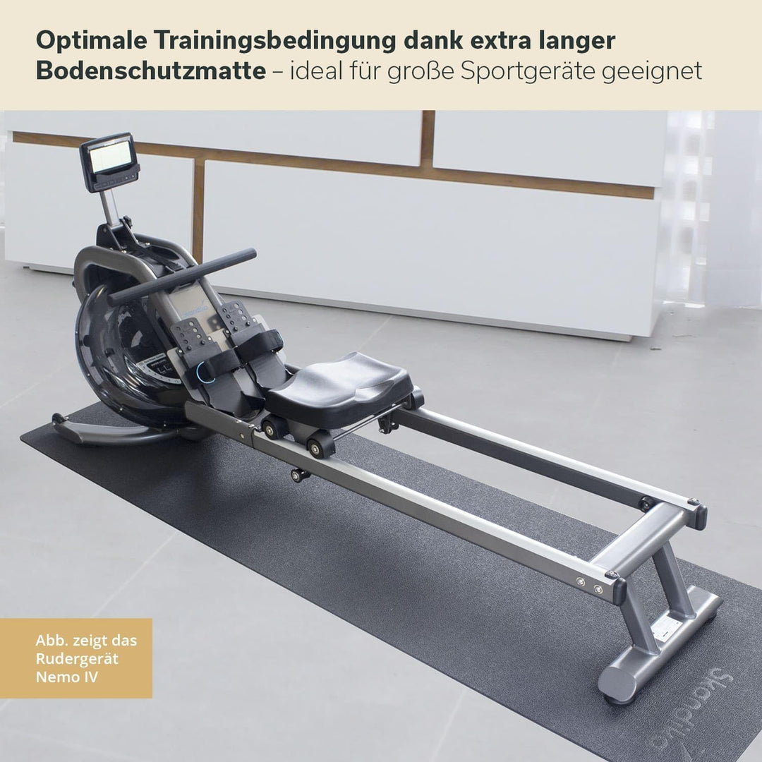 Skandika Bodenschutzmatte für Heimtrainer Rudergeräte und Vibrationsplatten | Made in Germany, Multi