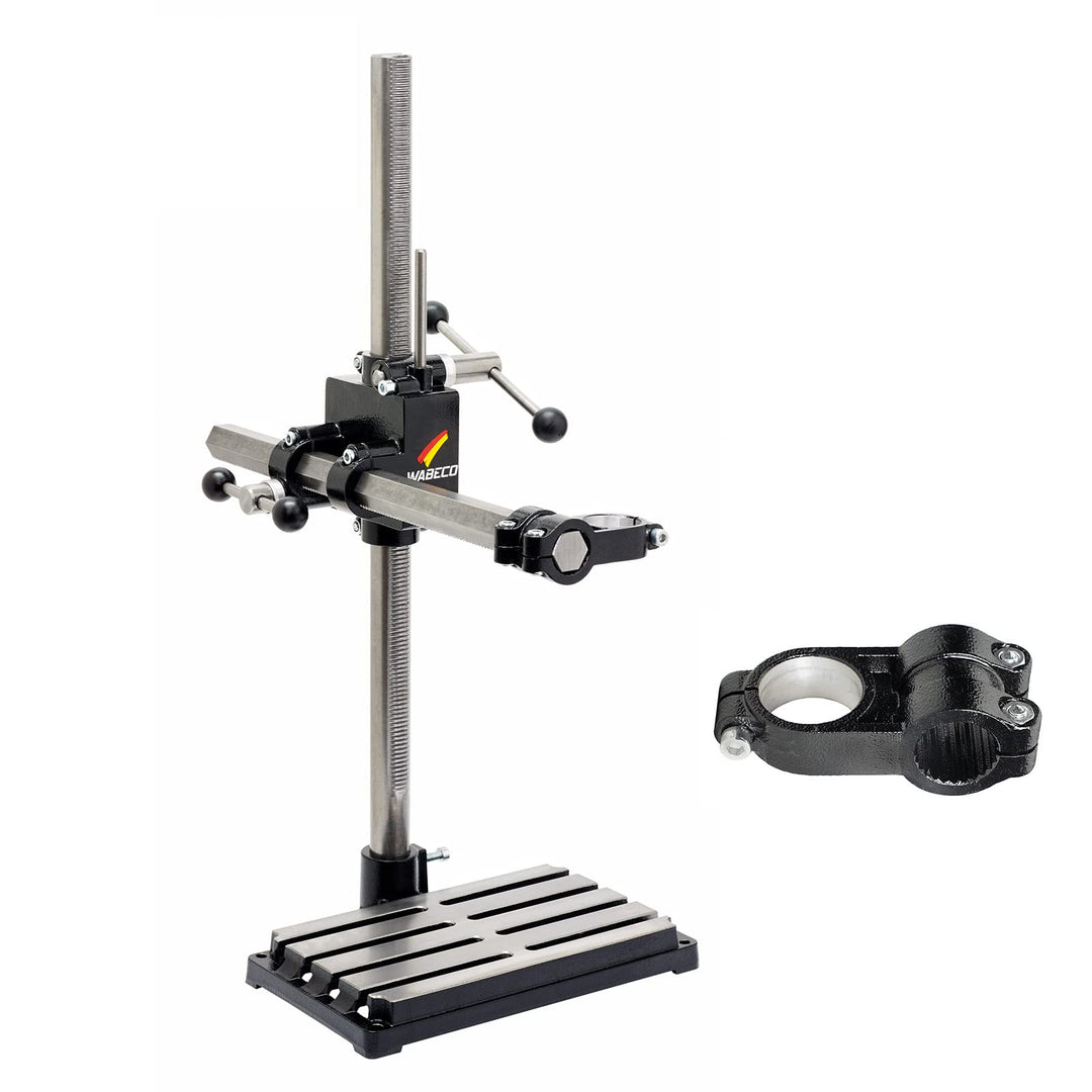WABECO Bohrständer Fräsständer BF1243 mit Maschinenträger vertikal/horizontal Säule 750 Ausleger 500