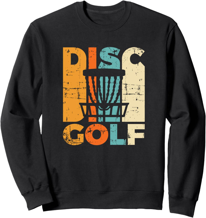Retro Disc Golf Vintage Disc Golfer Geschenk Disc Golf Sweatshirt