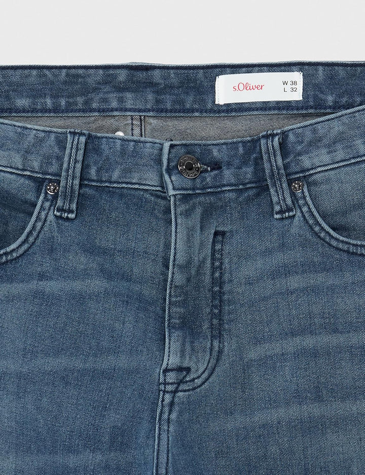 s.Oliver Herren Pants 38W / 34L Blau, 38W / 34L Blau