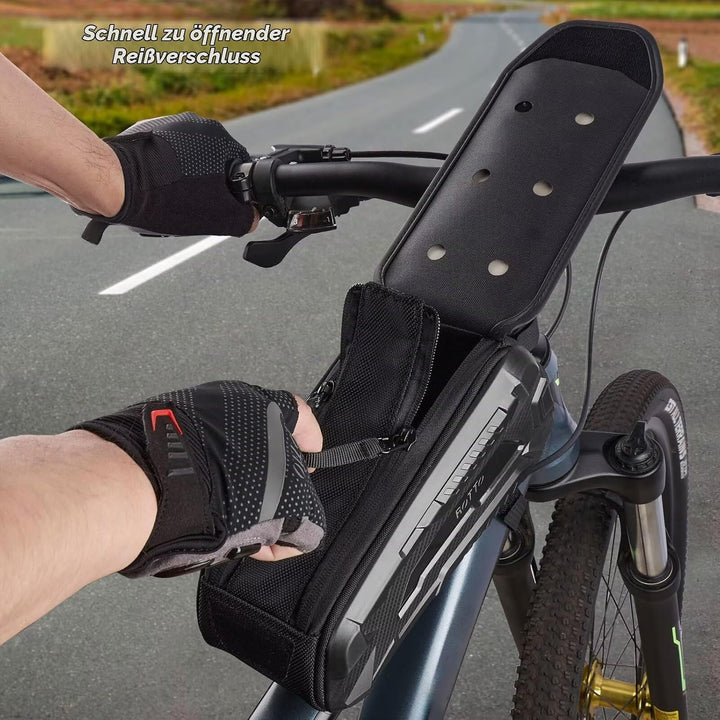 ROTTO Fahrrad Rahmentasche Handyhalterung Wasserdicht Fahrradtasche Rahmen Harte Schale Handytasche