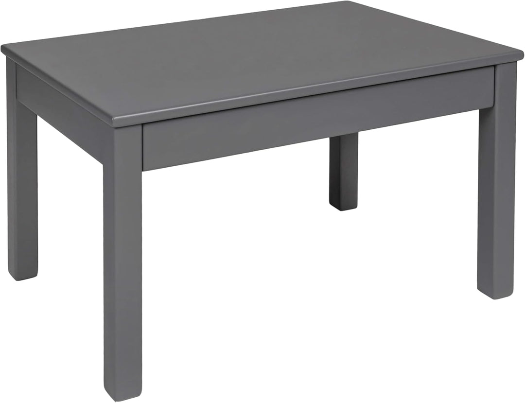 Krok Wood Couchtisch Tomas aus Massivholz, Farbe Grau (Buche, 75 x 50 x 45 cm), Grau