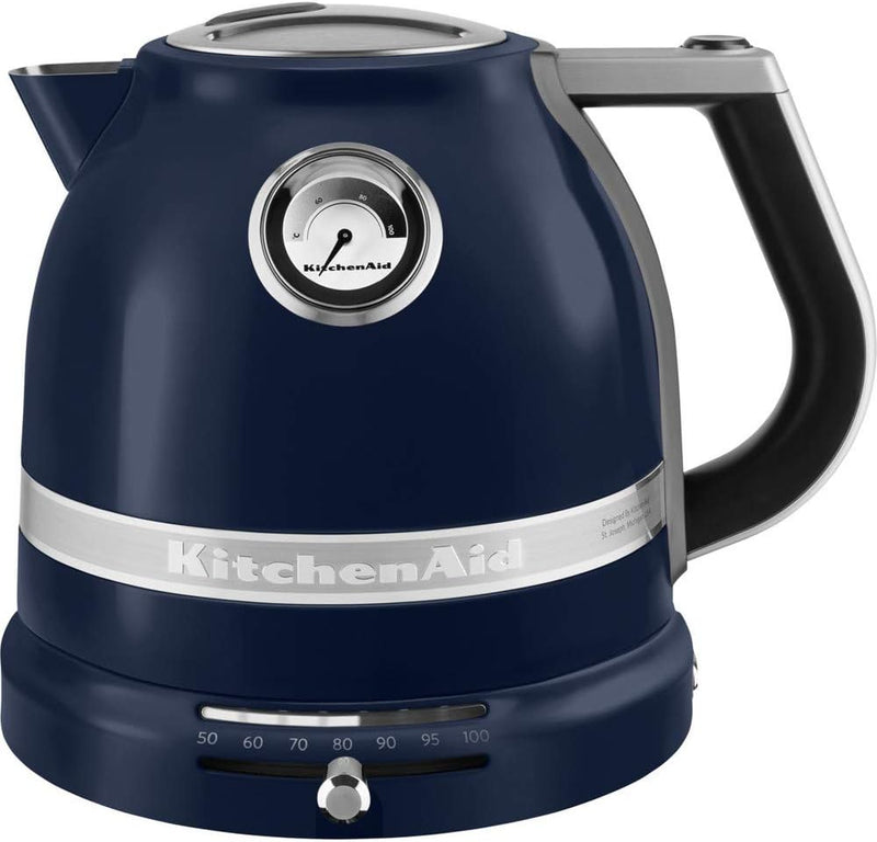 KitchenAid Wasserkocher mit Temperatureinstellung von 50 bis 100°C | Teekocher mit Kalkfilter 1,5L |