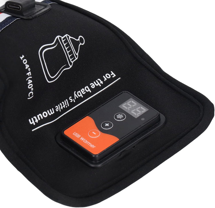 Goshyda Milchflaschenwärmer, USB-betriebener Auto-Babyflaschen-Heizbeutel Reise-Muttermilchwärmer mi