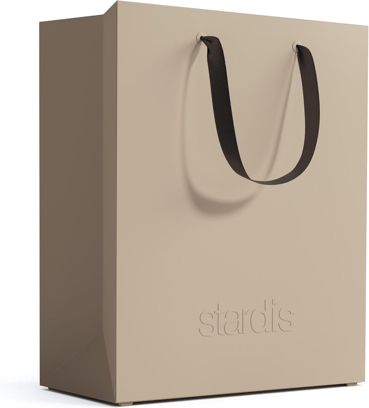 stardis binbox Design Papierkorb eckig stylischer Papiereimer mit Tragegriffen für Büro Office Kunst