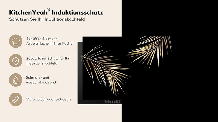 KitchenYeah© Herdabdeckplatte Einteilig Küche Ceranfeld Abdeckplatte Cerankochfeld Abdeckung Indukti