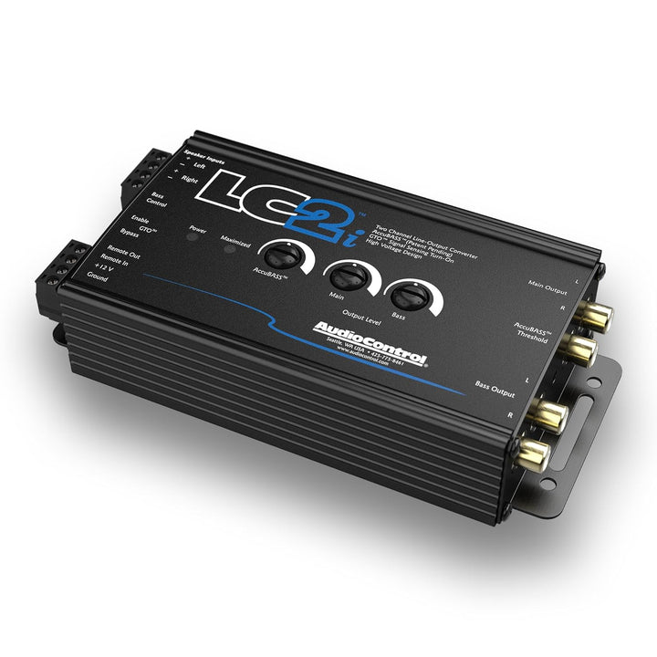 AudioControl LC2i 2-Kanal High-Low-Converter GTO™ AccuBASS® Subwoofer-Steuerung Standardverpackung,