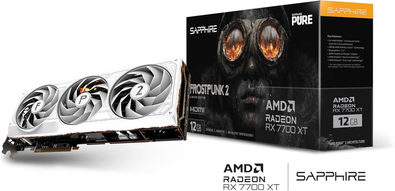 Sapphire Pure AMD Radeon™ RX 7700 XT FROSTPUNK 2 Edition