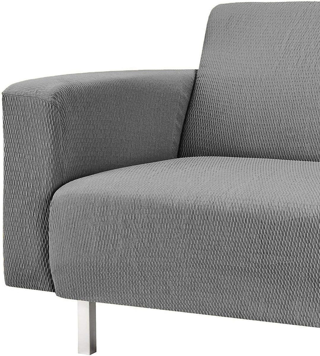 Schutzhülle Sofa elastisch Tunez Martina Home Chaisse Longue Brazo Izquierdo grau langer linker Arm