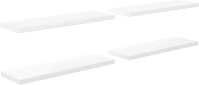 FIRBNUS 4 STK. 120x23,5x3,8 cm Floating Wall Shelf Hängeregal Regale Wandregale Regalboden Regal Hoc