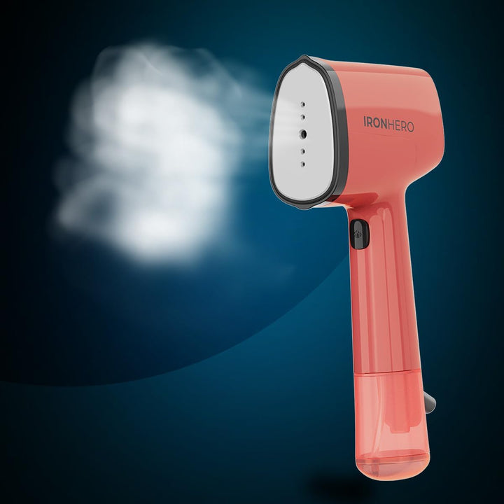 Cecotec Steamer Dampfglätter IronHero V-1500 Essential Red. 1500 W, 25 g/min Dauerdampf, 2 Dampfmodi