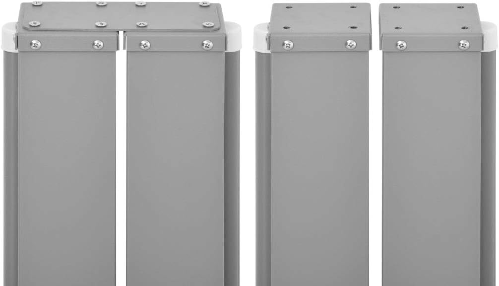 puraday 100x1000 cm Ausziehbare Seitenmarkise Creme Terrassen-Sichtschutz Stilvolle Seitenmarkise Si