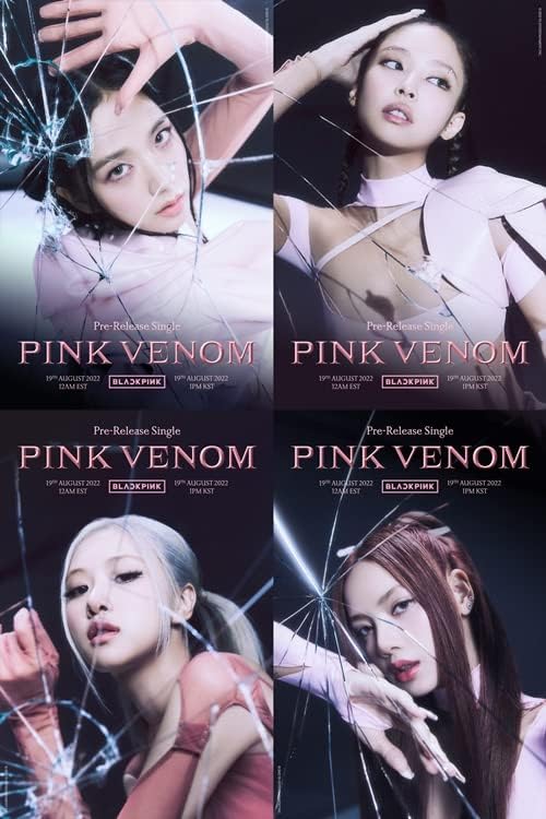 DREAMUS Blackpink Born Pink 2nd Album Box Set Version CD + Poster Fotobuch Akkordeon-Liedtext Papier