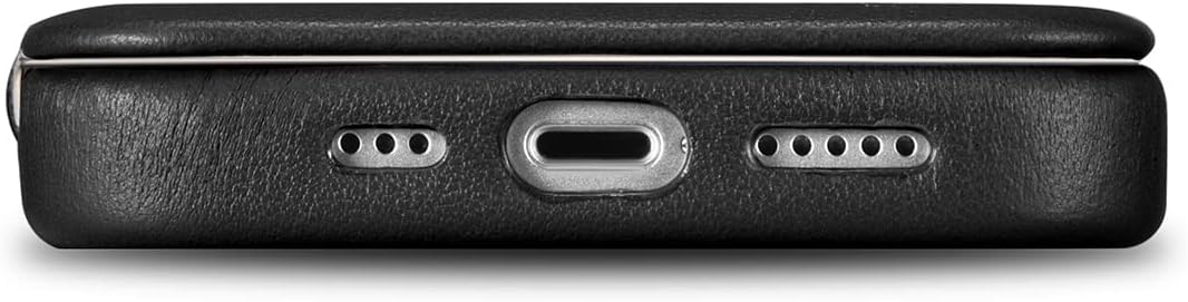 Mobiskin Hülle kompatibel mit Apple iPhone 14 (6,1 Zoll), Handyhülle mit echtem Leder, Case, Schutzh