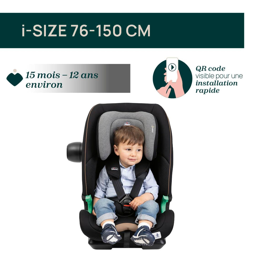 Chicco Autositz Seat&amp;Go I-Size, mit Isofix-System, für Kinder mit einer Grösse von 76 bis 150 cm, ve