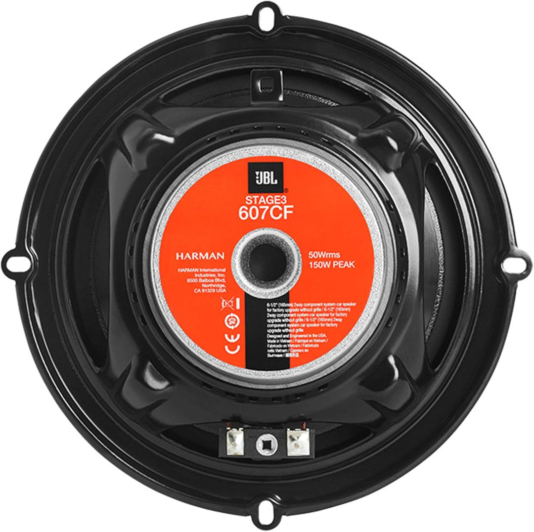 JBL Stage3 607CF 2-Wege-Auto-Audiokomponentensystem mit Crossover ohne Grill