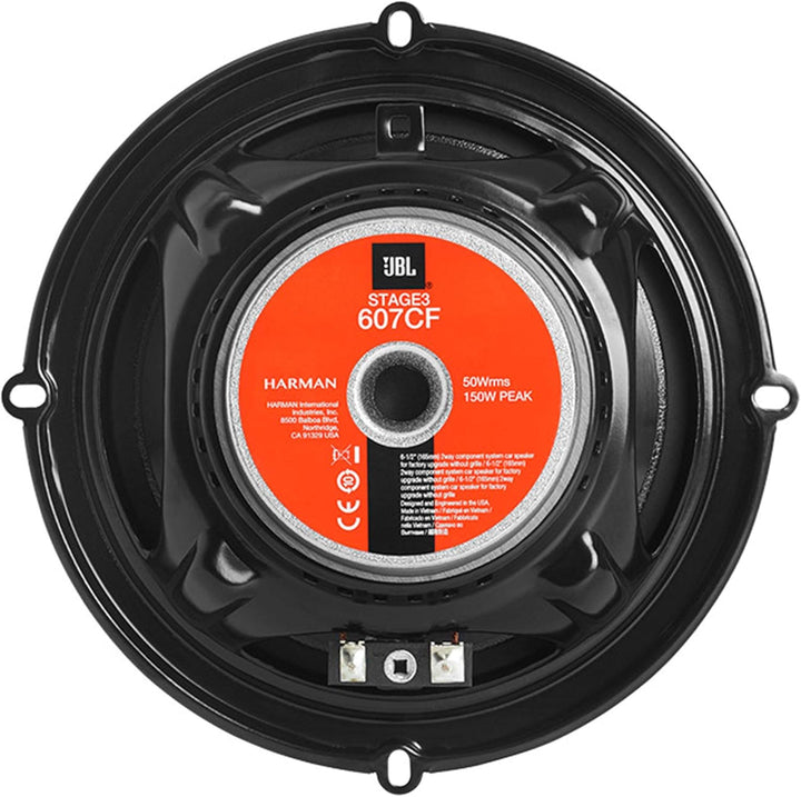 JBL Stage3 607CF 2-Wege-Auto-Audiokomponentensystem mit Crossover ohne Grill