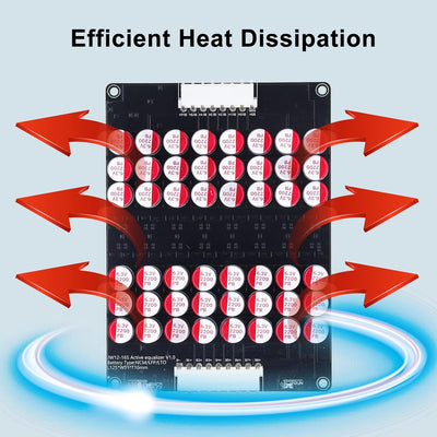Annadue 12S Bis 16S Akku Aktiver Equalizer, Lifepo4 Lithium Lipo Akku Energie Aktiver Equalizer, 1,8