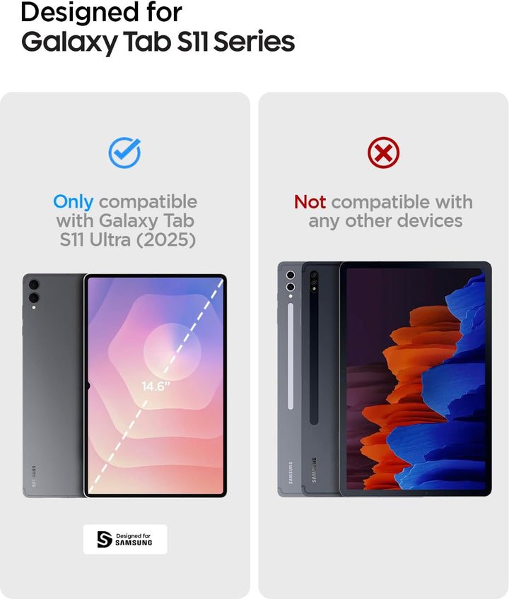 Spigen Rugged Armor Pro Hülle für Galaxy Tab S11 Ultra (2025) | Robuste Hülle mit S Pen Halter, Tri