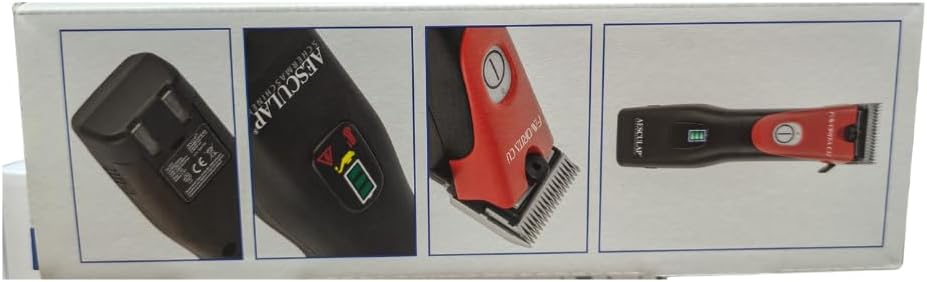 Aesculap EHASO Profi Hundeschermaschine GT-104 / Favorita 2 mit Scherkopf GT 710 1,8 mm + Aufschiebe
