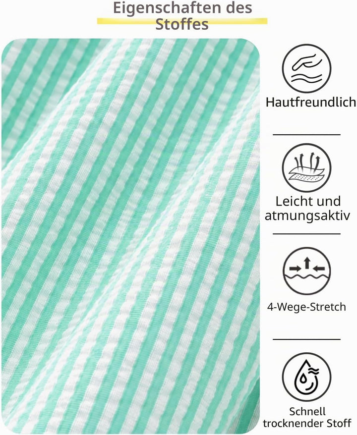 weVSwe Baby Bademode UPF 50+ Schutz Junge Badeanzüge Schrittreissverschluss Langarm mit Sommer Sonne