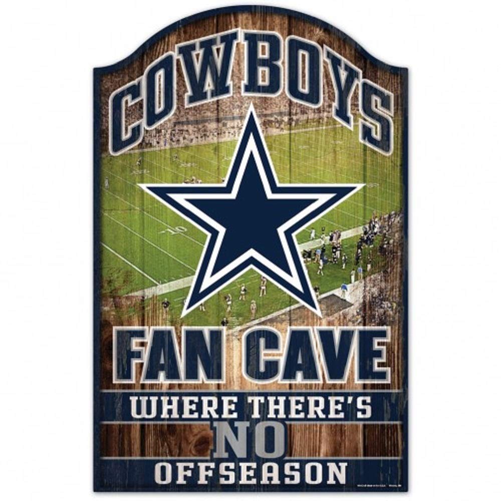 Wincraft NFL Fan Cave Holzschild, 27,9 x 43,2 cm Dallas Cowboys, Dallas Cowboys