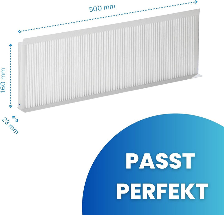 Filter für Zehnder ComfoAir Q350, 450 TR, Q650, 450 ST - Ersatzfilterset 1x G4 1x F7, Ersetzt 400502