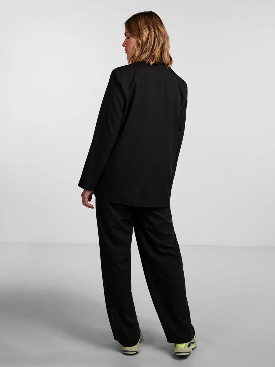 PIECES Damen Pcthelma Ls Oversize Blazer Noos Blazer XL Schwarz, XL Schwarz