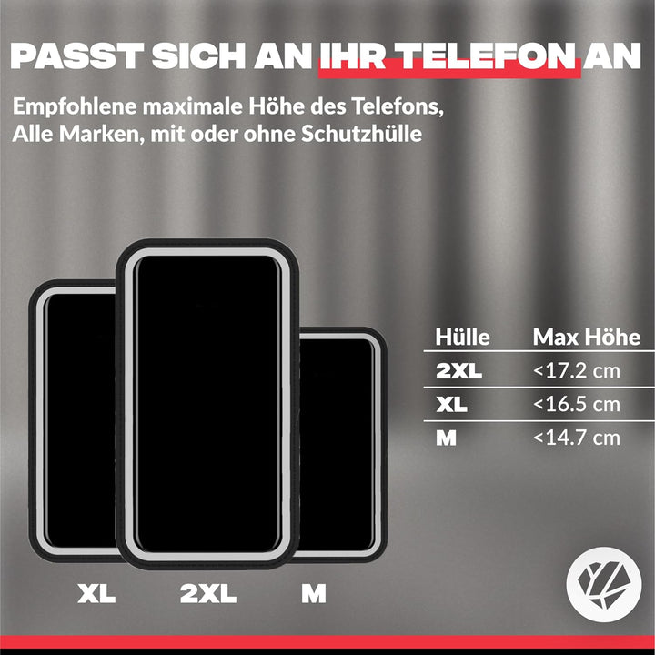 Shapeheart französische Innovation, magnetische Motorrad-Telefonhalterung Pro mit Gelenkarm und abne