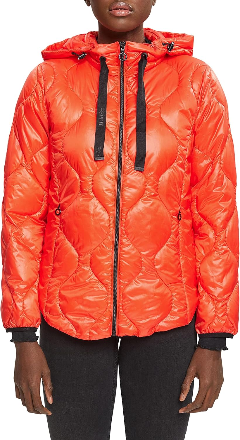 ESPRIT Damen 013ee1g370 Jacke XS 635/ORANGE RED, XS 635/ORANGE RED