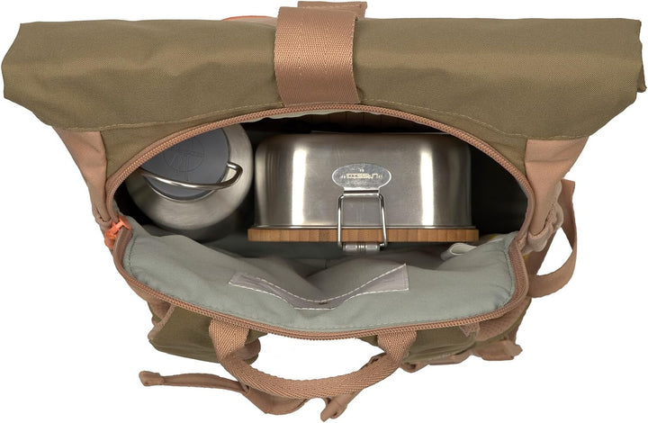 LÄSSIG Kindergartenrucksack Kinderrucksack Rolltop mit Brustgurt wasserabweisend, 11 Liter/Mini Roll