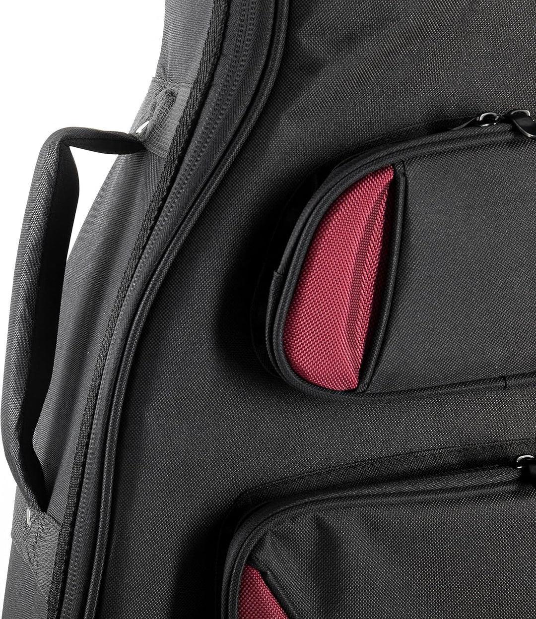 Fame Gigbag für Westerngitarre, Dreadnought, Grand Auditorium, Dicke Polsterung, Halsstütze, 3 Zubeh