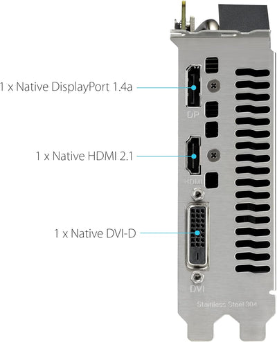 ASUS Phoenix GeForce RTX 3050 8GB Gaming Grafikkarte (NVIDIA GeForce RTX 3050, PCIe 4.0, 1x HDMI 2.1