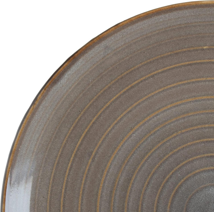 Gibson Elite Dreamweaver Terracotta-Geschirrset inklusive Suppenteller und Schale, reaktiv, 16-teili