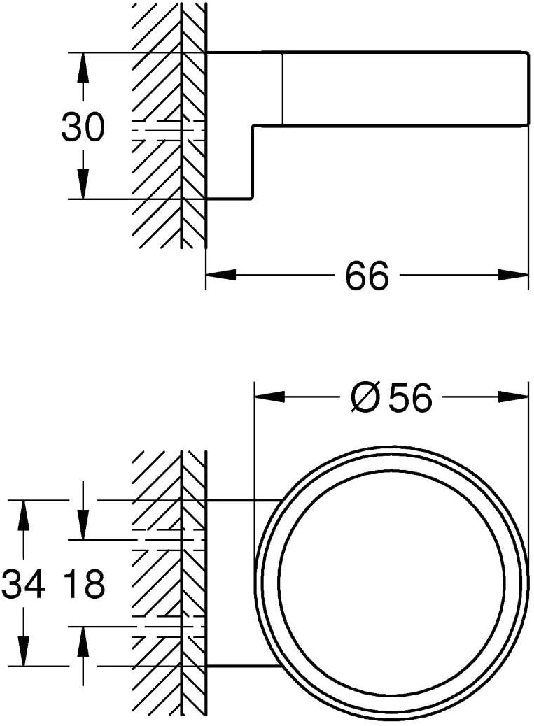 Grohe Selection | Accessoires-Halter | supersteel | 41027DC0 Supersteel Halter für Seifenspender, Su