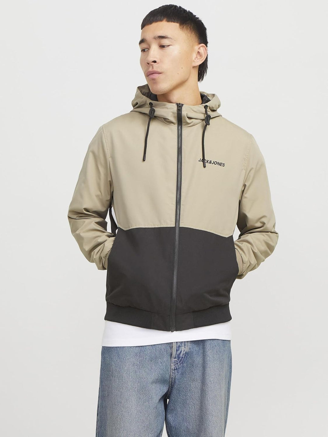 JACK & JONES Herren Jjerush Hood Bomber Noos Softshell-Jacke XS Coriander, XS Coriander