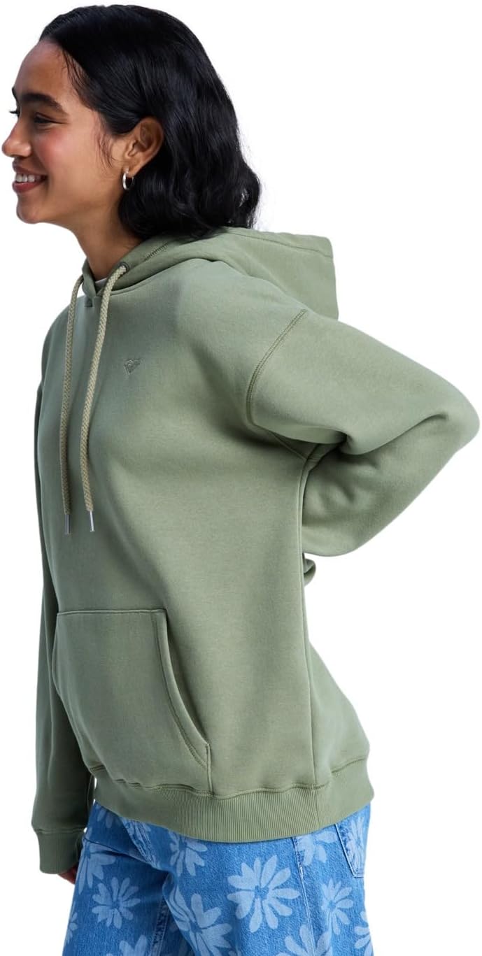 Roxy Damen Surf Stoked Hoodie Brushed Pullover (1er Pack) XS Grün (Oil Green), XS Grün (Oil Gre