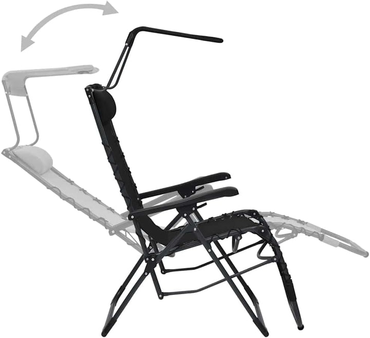 vidaXL Liegestuhl Klappbar Gartenstuhl Sonnenliege Relaxliege Gartenliege Strandliege Campingstuhl R