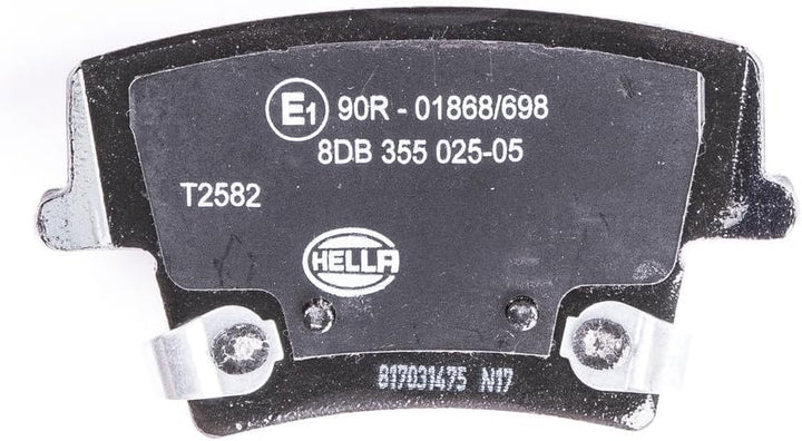 HELLA PAGID 8DB 355 025-051 Bremsbelagsatz - T2582 - Dicke/Stärke: 17.8mm - Bremssystem: Bosch - mit
