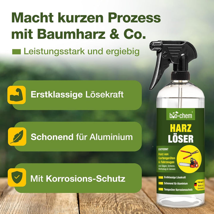 bio-chem Harzlöser 5 Liter Kanister - Schnellwirkender Harzentferner mit erstklassiger Lösekraft - F