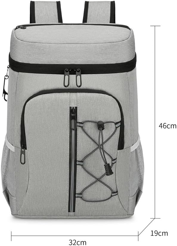 SOUUXIU ühlrucksack, Kühltasche Rucksack, Picknickrucksack,25L Leichter Camping-Rucksack für Männer