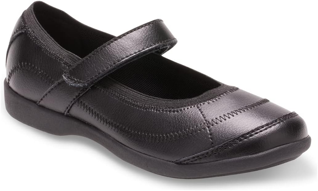 Hush Puppies Unisex-Kinder Reese Mary Jane Schuh 27 EU Schwarz, 27 EU Schwarz
