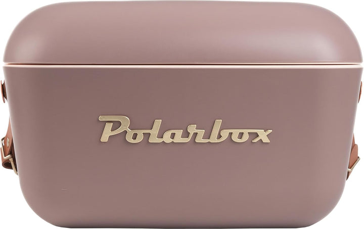 Kühlbox, 12 l, Gold, Braun mit goldfarbenen Details. POLARBOX Braun, Gold, Braun, Gold